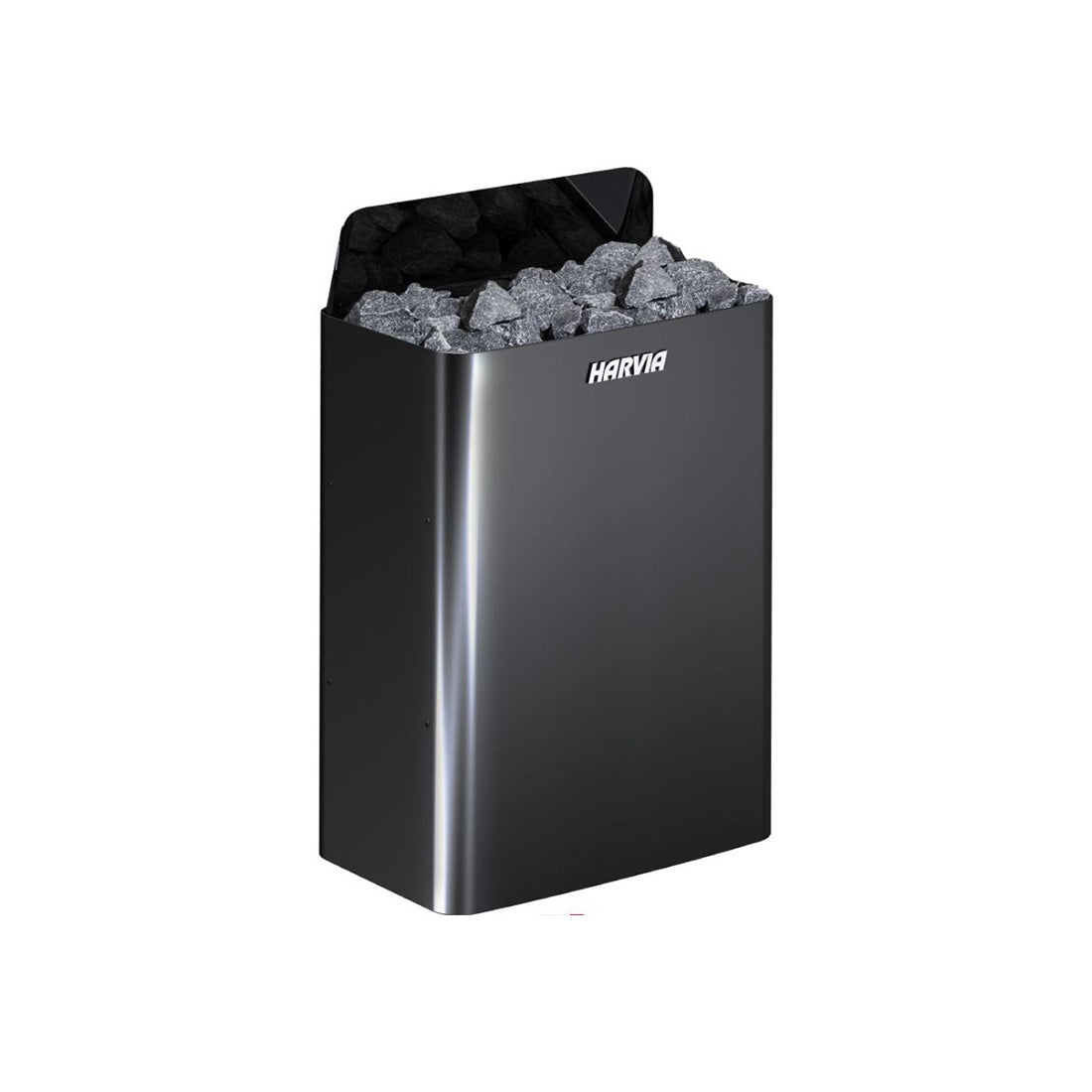 Harvia The Wall E | Sauna Elektroofen benötigt externe Steuerung | 4.5 kW / 6 kW / 9 kW |SW45E black / SW60E black / SW90E black