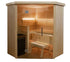 Harvia Variant Uitzichthoek | Binnensauna sparrenhout kit | 163,5 x 163,5 x 202 cm (B/D/H) | S1616CV